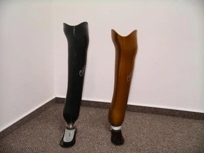 Protéza pro amputace a vrozené vady v oblasti hlezenního kloubu